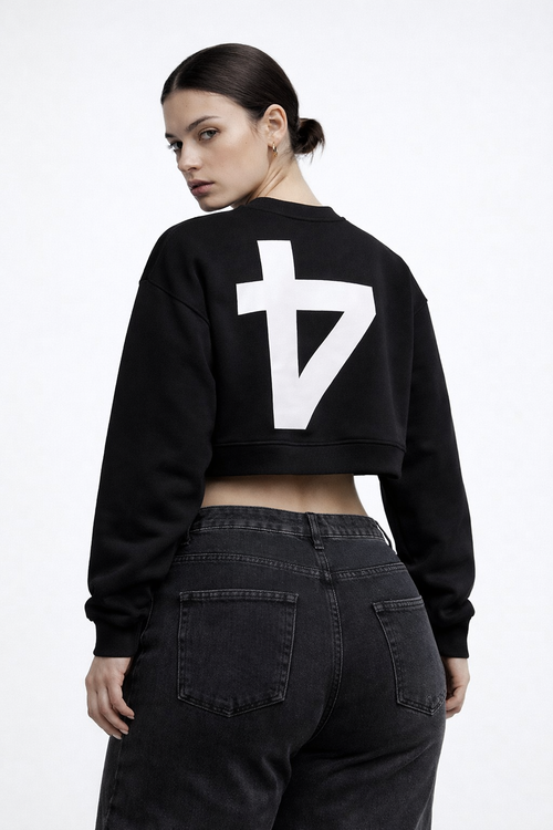 Women’s crop crewneck