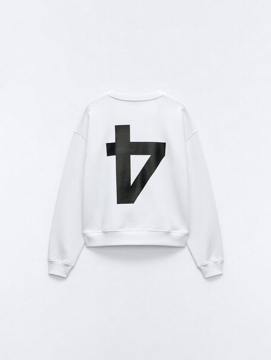 White crewneck